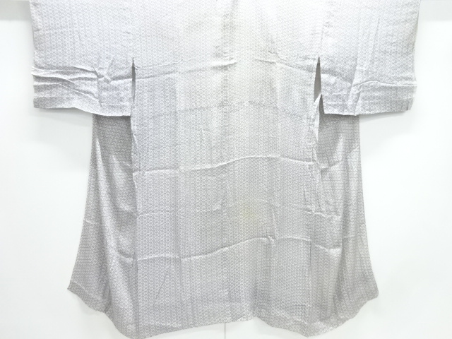 アンティーク　錦紗花菱模様単衣長襦袢